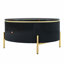 Table basse ronde moderne avec 2 grands tiroirs-1083990236