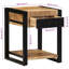 Side Table 40X40x50 Cm Solid Wood Reclaimed-560735922