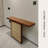 Retro Nut-Brown Solid Wood Console Table-1310024962