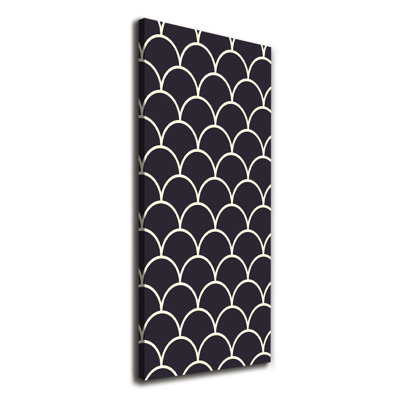 Fish Scales - Wrapped Canvas Print