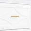 Lit simple blanc avec matelas de charge, tiroir et rangement - Station de teinte en bois de pin, sensation rustique-415990238