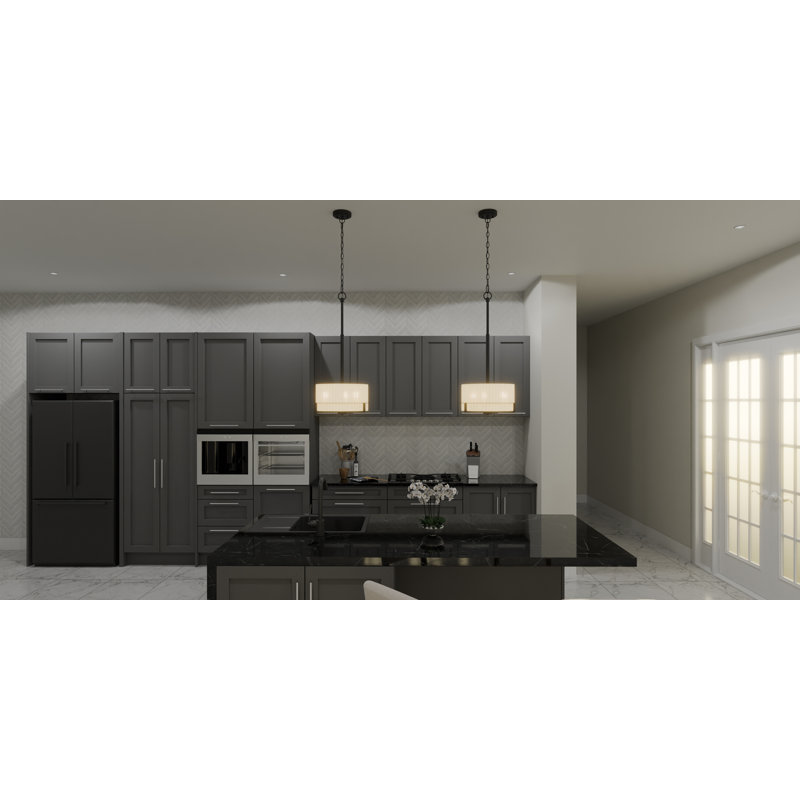 Seymour 3 - Light Drum Pendant, Matte Black