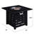 50,000 Auto - Ignition Fire Pit Table, 32 Inch Square, Propane Gas, , Textured Frame, Ideal For Outdoor Entertaining Square Table With Waterproof Cover, Stainless Steel Ignition, Backyard Fun