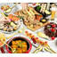 Ensemble d'ustensiles de service 12 pièces en acier inoxydable doré avec cuillères de service, fourchettes, pinces, louche, plat à gâteau