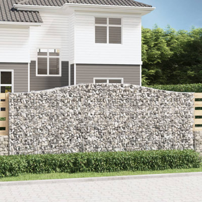 Olli 180cm H x 400cm W Silver Metal Wire/Mesh Fence