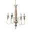 Lustre classique / traditionnel à 4 lumières de style bougie Berardi