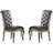 7pc Dining Table 6x Side Chairs