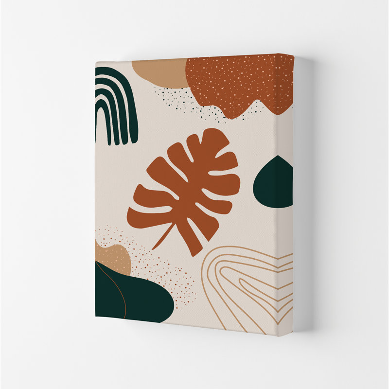 Autumn Abstract 01 1 Piece Wall Art, 42cm H x 30cm W x 1cm D, No Framed