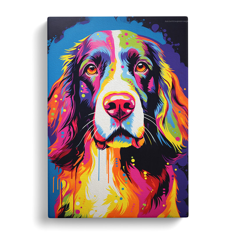 English Springer Spaniel Pop - Wrapped Canvas, 76cm H x 50cm W x 3cm D