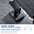 8 in. Widespread Double Handles Waterfall Spout Bathroom Sink Faucet with Pop-up Drain Kit-102710672
