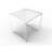 Ensemble de contremarches en acrylique en plexiglas transparent Fixturedisplays® - ensemble de 7 - 1/8 po d'épaisseur 20003