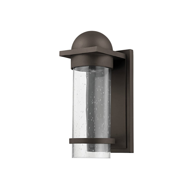 Nero 1 Light Wall Sconce, 12" H x 5.25" W x 5.25" D, Textured Bronze