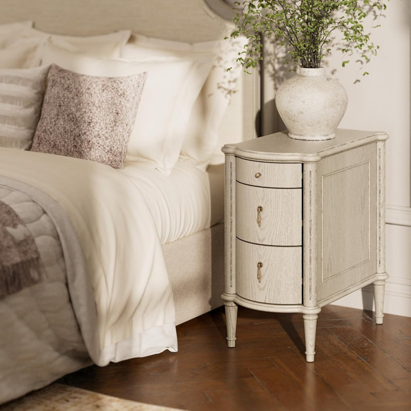 Narrow Coffee Table, White