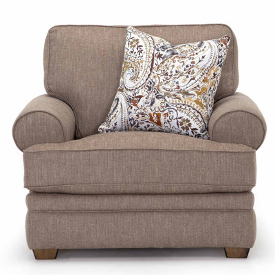 Mascoutah 43.5" Wide Polyester Armchair by Lark Manor