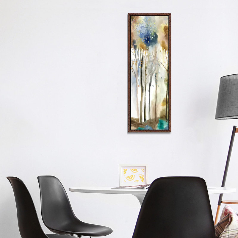 Standing Tall III by Allison Pearce - Painting on Canvas, 30.48 cm H x 91.44 cm W, Classic Brown Wood Framed Canvas