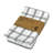 Cotton Stripe Waffle Dish Cloth Kitchen Towel-869306552