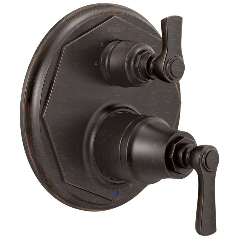 Rook® Pressure Balance Valve with Integrated 3-Function Diverter Trim, Venetian Bronze