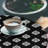 Winston Porter Vintage Fitted Round Tablecloth Charcoal Grey and White-2005763121