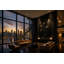 Gilded Stillness - Limited Edition Framed Canvas Wall Art by Kasian Art Studio - Brown Frame-1952210916