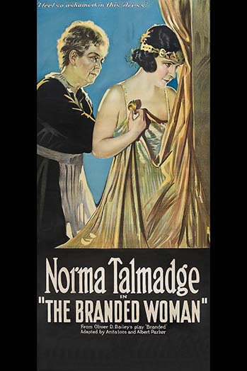 La femme de marque-impression publicitaire, H 36 po x l 24 po x P 1,5 po