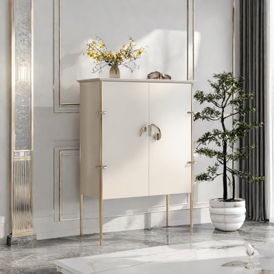 Modern Minimalist Style Accent Cabinet