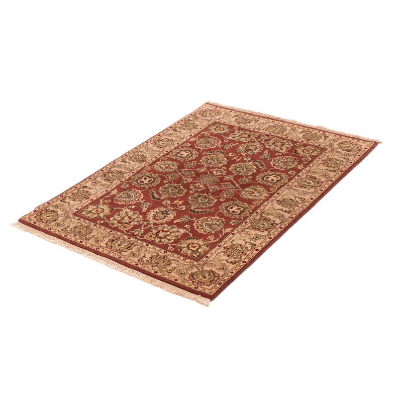 Tapis rouge foncé Finest Agra Jaipur 4 pi 1 po x 6 pi 0 po