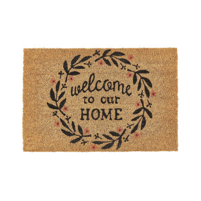 Rueben Non-Slip Floral Doormat