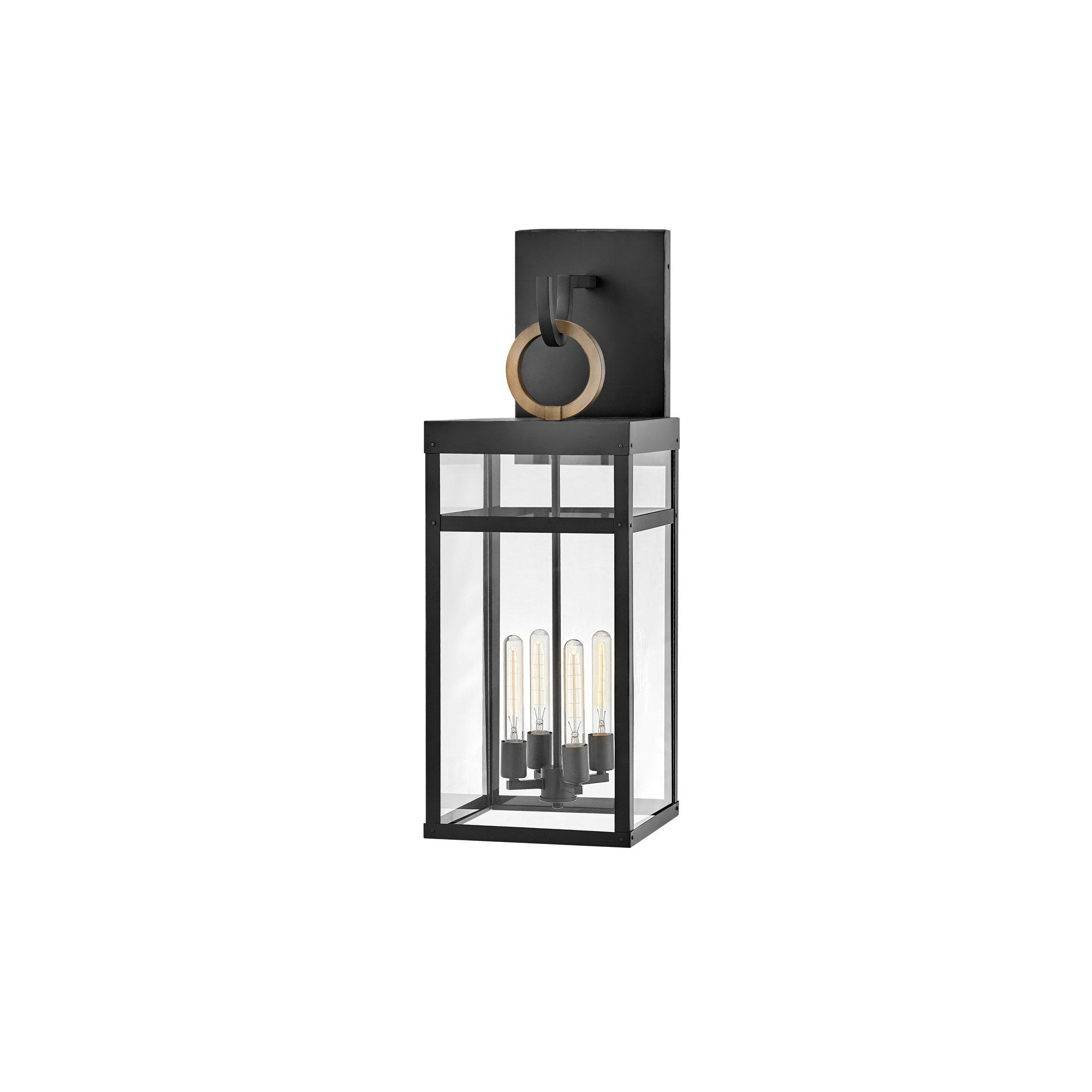 Amelia Outdoor Wall Light, 35.25" H x 12" W x 12.75" D