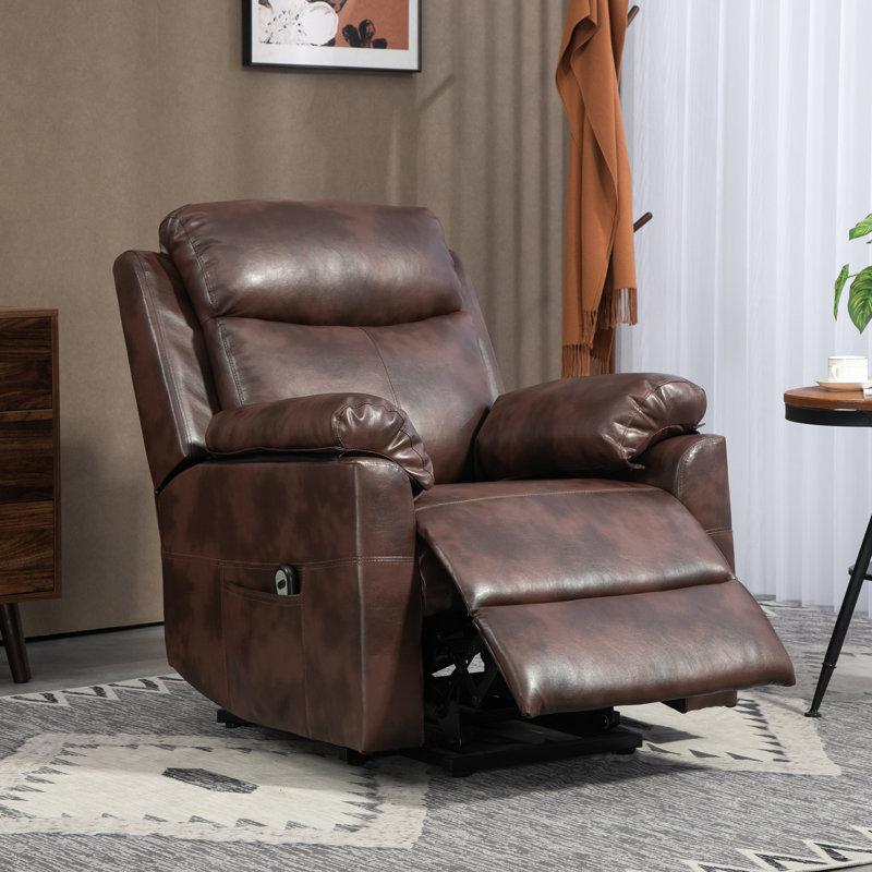 Crooksville 83cm Wide Standard Recliner, Charcoal Grey