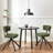Stylish Modern Fabric Upholstered Solid Metal Dining Chairs-337885821