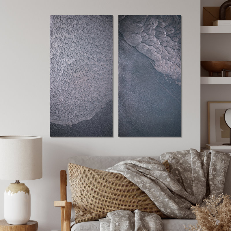 «Luxury Grey», impression sur toile 2 pièces, Toile tendue, H 20 po x l 24 po x P 1 po