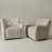 Fae 32.5" Wide Chenille Upholstered Swivel Accent Armchair-88624912