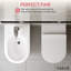 Bidet allongé au sol avec robinet inclus, nettoyage manuel d'hygiène pour la salle de bain