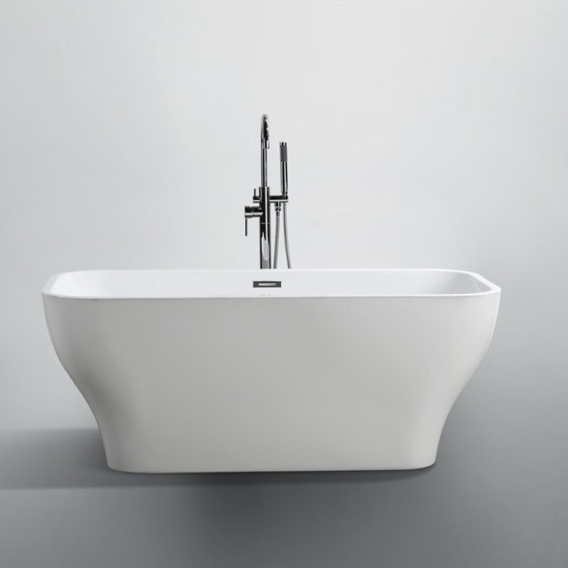 Toulouse 59'' x 28'' Soaking Acrylic Bathtub