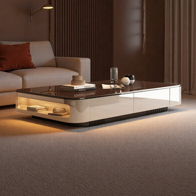 Modern minimalist luxury coffee table