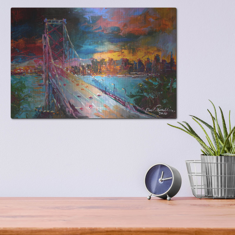 «San Fran» par Richard Wallich, H 12 po x l 16 po