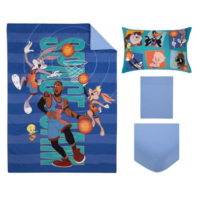 Reversible People 100% Polyester Toddler Bedding Set