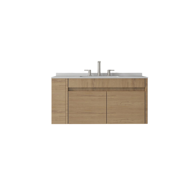 Meuble-lavabo flottant avec lavabo