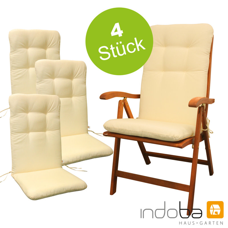 Afrin Dining Chair Cushion, Cream