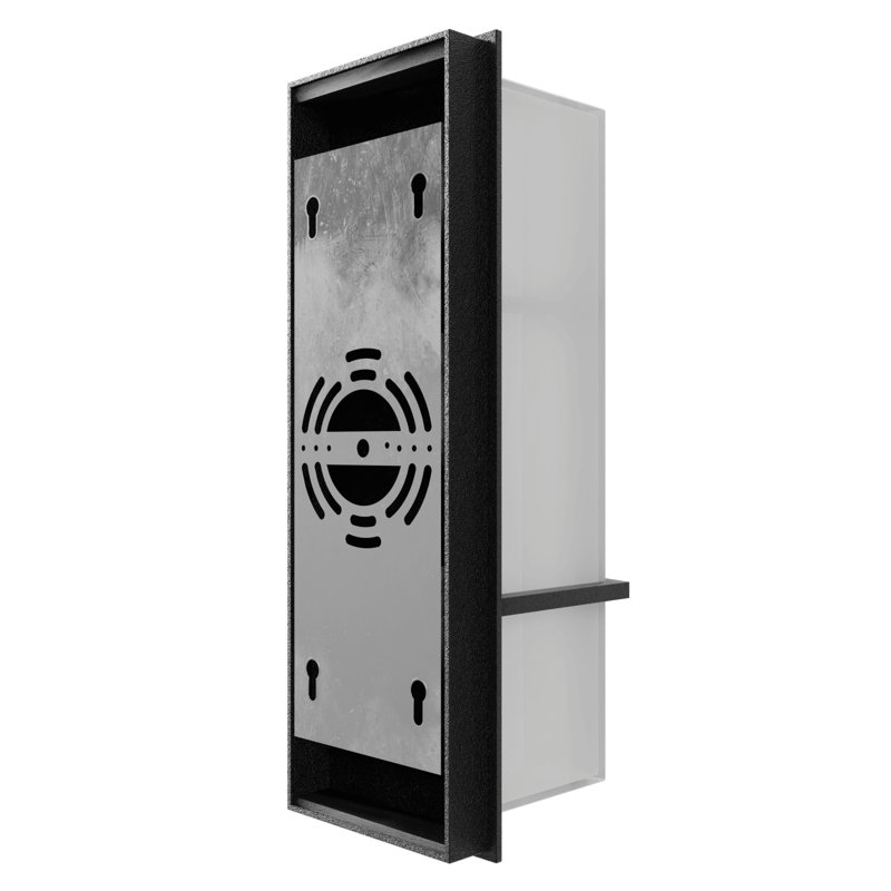 Avenue Outdoor Black Wall Sconce, 18" H x 6" W x 4" D