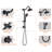 6 Inch Rain Shower Head With Handheld Shower Head Bathroom Rain Shower System-126529043