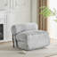 Fauteuil à billes d'intérieur pliable, gris clair