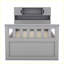 Base de lit plateforme moderne avec bibliothèques de rangement et tablettes-1379590550-1379590551