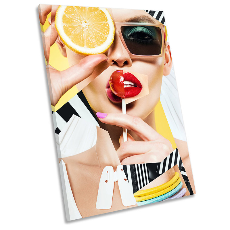 Fashion Modern Lollipop - Wrapped Canvas Print, 45.7cm H x 30.5cm W x 2cm D