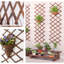 Treillis de jardin extensible en bois avec treillis en bois
