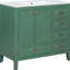 Single Bathroom Vanity with Ceramic Top