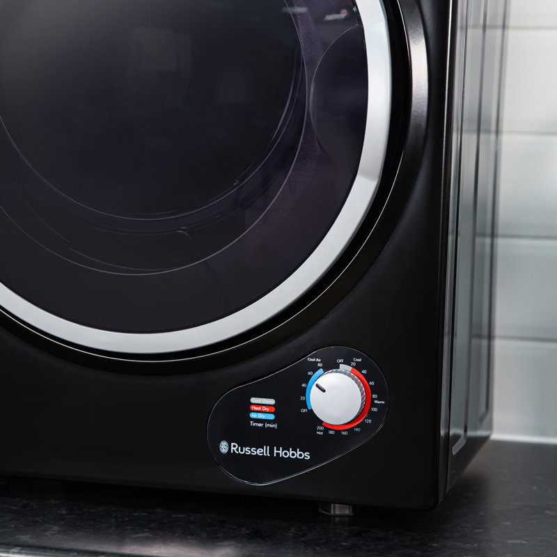 Russell Hobbs Rh3vtd800b 2.5kg Compact Vented Tumble Dryer In Black