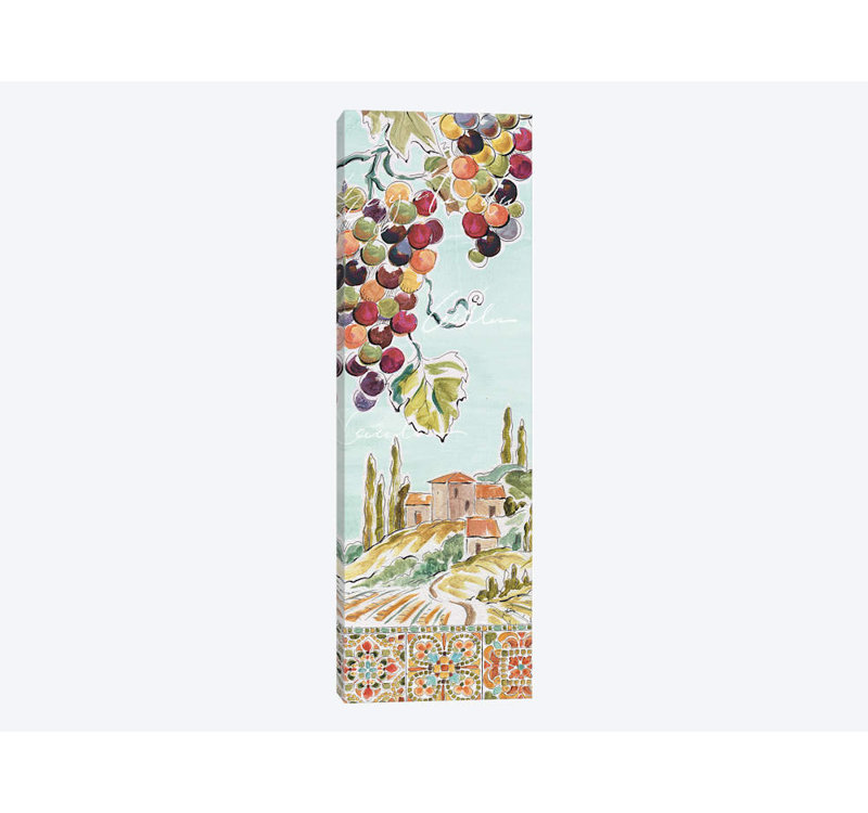 « tuscan breeze iv », impression sur toile, H 48 po x l 16 po x P 1,5 po, Toile tendue