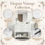 Ensemble de meuble-lavabo autoportant 36 po avec lavabo encastré en céramique 36 po blanc 4 tiroirs avec cadre en bois massif-130830793-130830796
