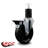 Phenolic Swivel 1-3/4 Inch Expanding Stem Caster with Brake SCC